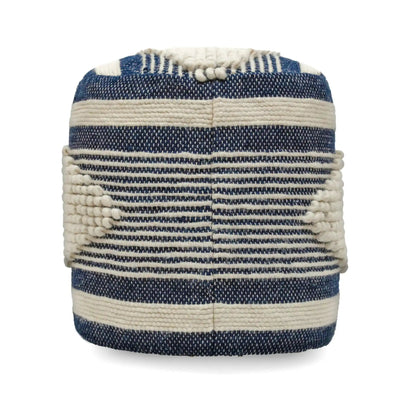 Diamond Handcrafted Cylindrical Pouf