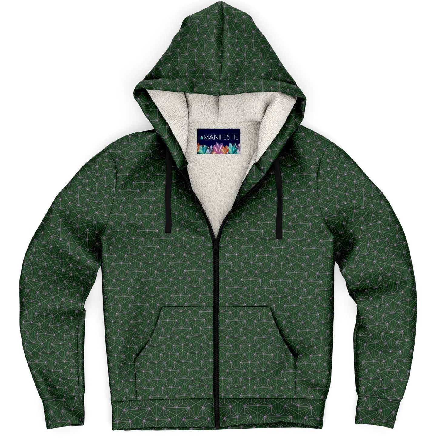 Jade Sacred Connections Premium Sherpa Lined Zip Hoodie