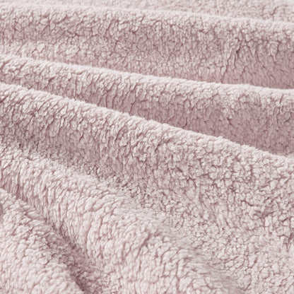 King/Cal King Crushed Velvet Sherpa Reversible Comforter Set