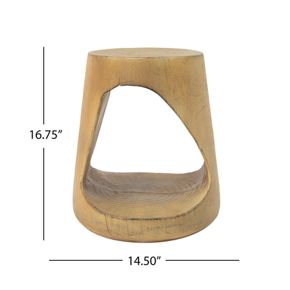 Hollow Side Table, Durable And Weather Resistant