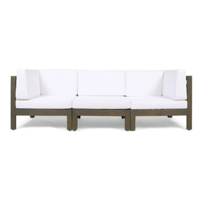 Oana 3 Piece Sofa Set With Water Resistant Cushions