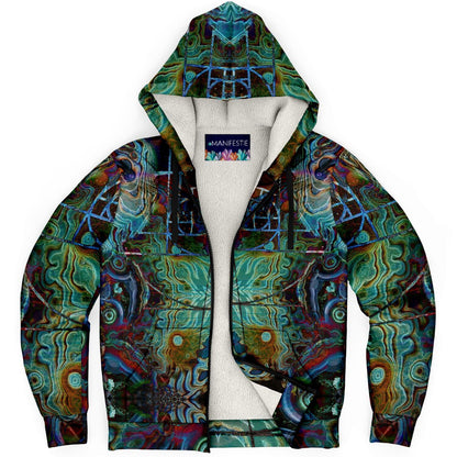 Fibonaccis Fantasy Premium Sherpa Lined Zip Hoodie