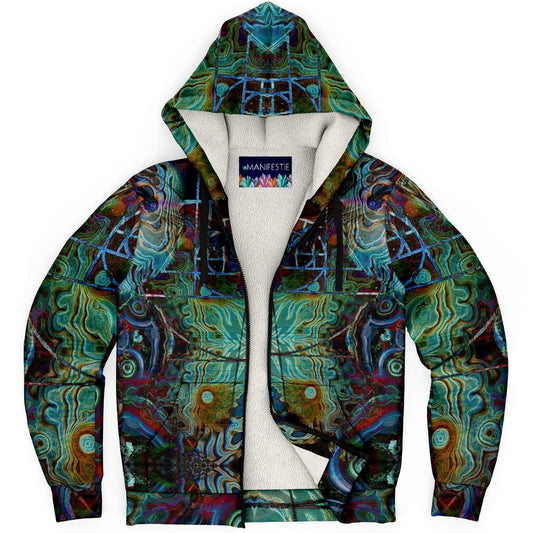 Fibonaccis Fantasy Premium Sherpa Lined Zip Hoodie
