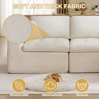 110'' Cloud Sectional Couch for Living Room
