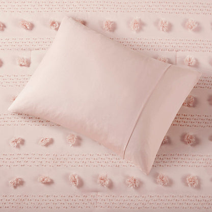 Full/Queen Clip Jacquard Comforter Set