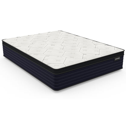 Diamond Cleo Twin XL Memory Foam Hybrid Mattress 14" Firm