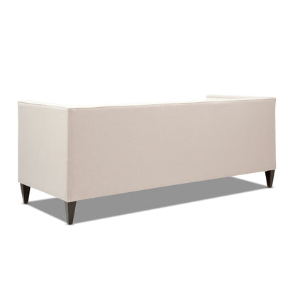 Jack 84' Modern Tuxedo Tufted Sofa, Sky Neutral Beige Polyester