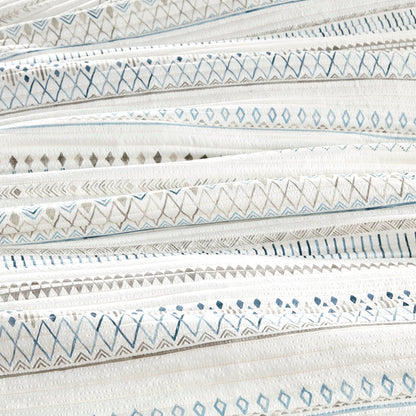 3 Piece Seersucker Quilt Set Taupe Blue King Cal King
