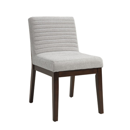 Edwyn Linen Side Chair (Set of 2) - Gray