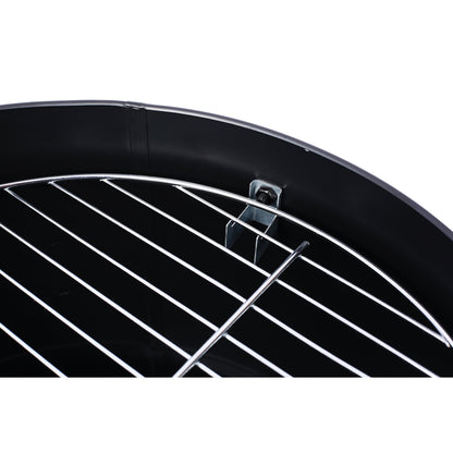 Charcoal Smoker Grill Wood Smoker Grills Outdoor Cooking 16 Inch Portable BBQ