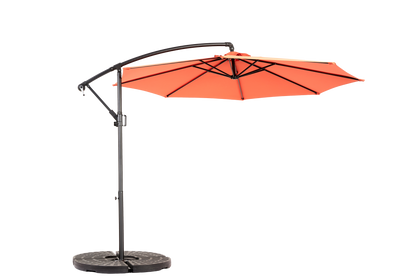 10ft Offset Hanging Market Patio Umbrella with Easy Tilt Adjustment