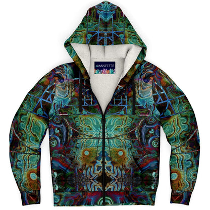 Fibonaccis Fantasy Premium Sherpa Lined Zip Hoodie