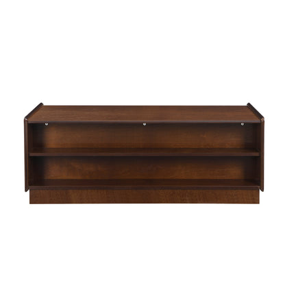 Modern Rectangle Coffee Table with 4 Drawers and 2 Display Shelves