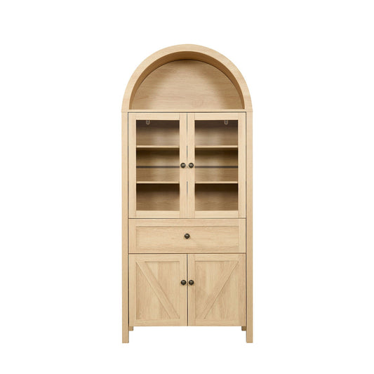 Retro Dome Cabinet With Large Storage Space