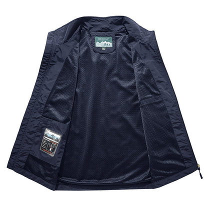 Outdoor Fleece Work Vest Fleece Sweatshirt Reversible