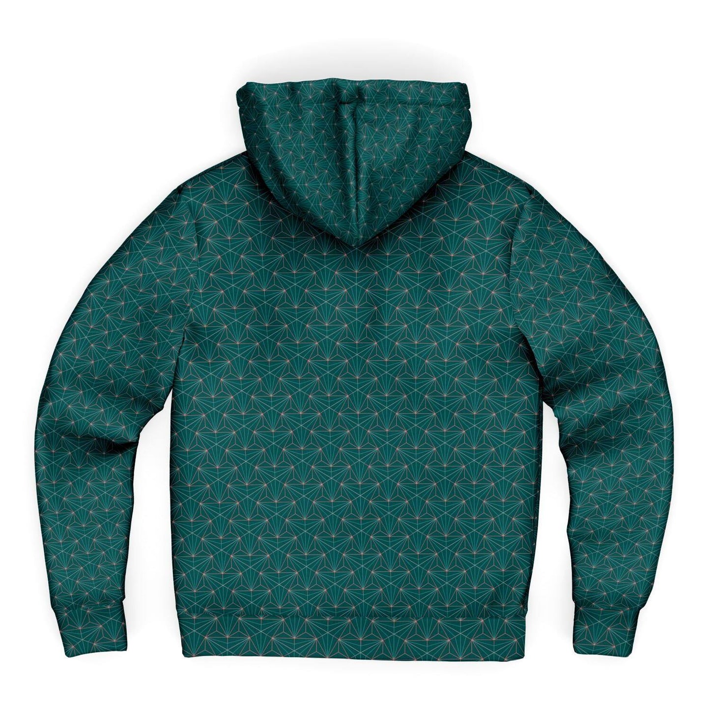 Turquoise Sacred Connections Premium Sherpa Lined Zip Hoodie