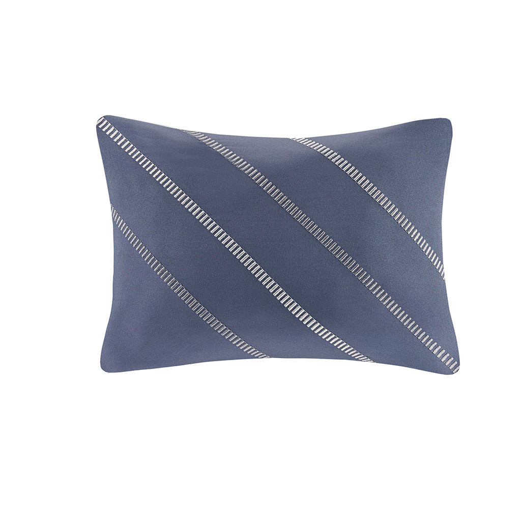 Queen Striped Comforter Set with Bed Sheets