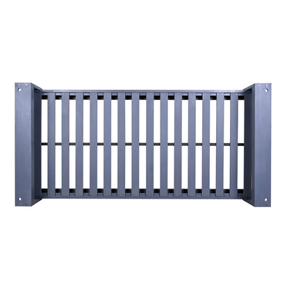 Twin Size Porch Swing Bed Seating Gray