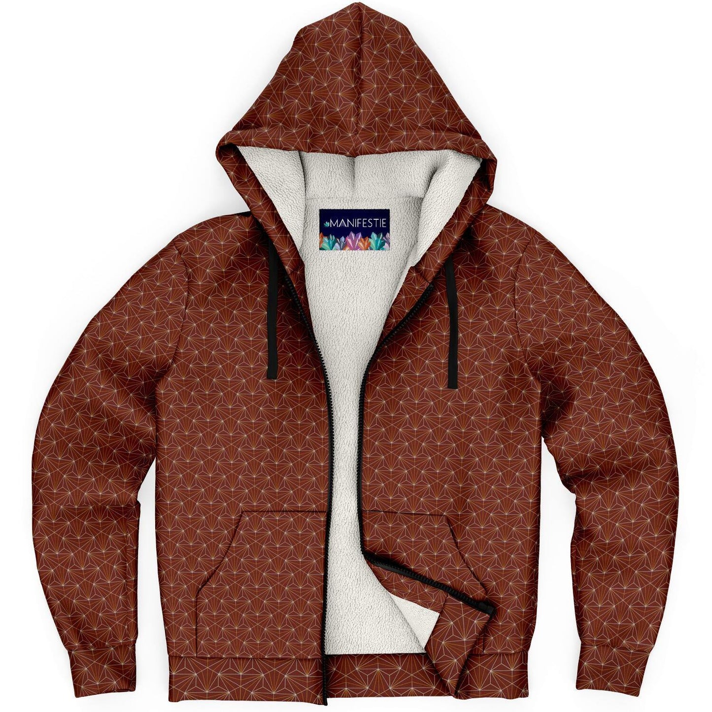 Terra Cotta Sacred Connections Premium Sherpa Lined Zip Hoodie
