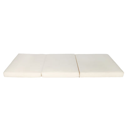 Acacia Wood Chaise Lounge with Cushion