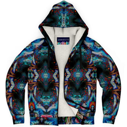 Third Eye Premium Sherpa Lined Zip Hoodie