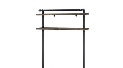 Ensata Rustic Writing Desk - Black / Oak