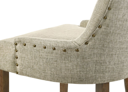 Yotam Side Chair (Set of 2) - Beige / Oak