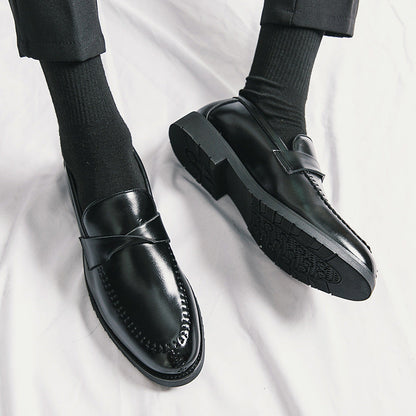 Mens Casual And Stylish Leather Shoes In British Business Style
