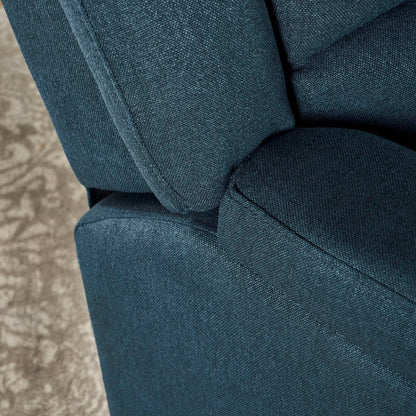 Contemporary Glider Recliner With Swivel Function