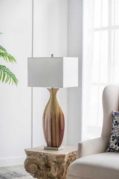 16x10.5x36 In Ceramic Table Lamp