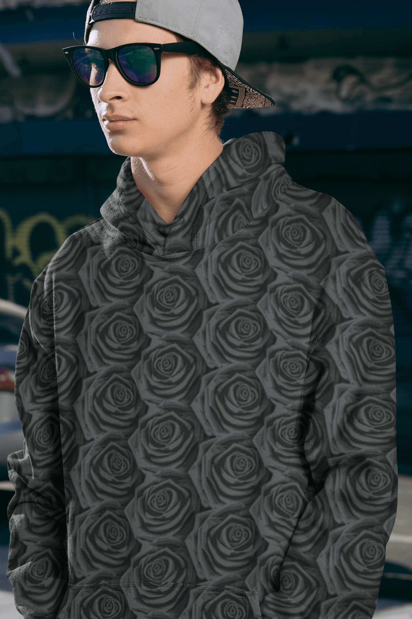 Black Roses Premium Pullover Hoodie