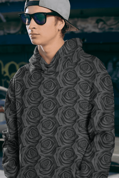 Black Roses Premium Pullover Hoodie