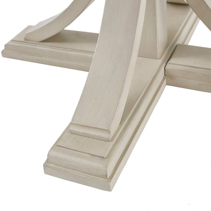 44" Round Dining Table With Pedestal Base
