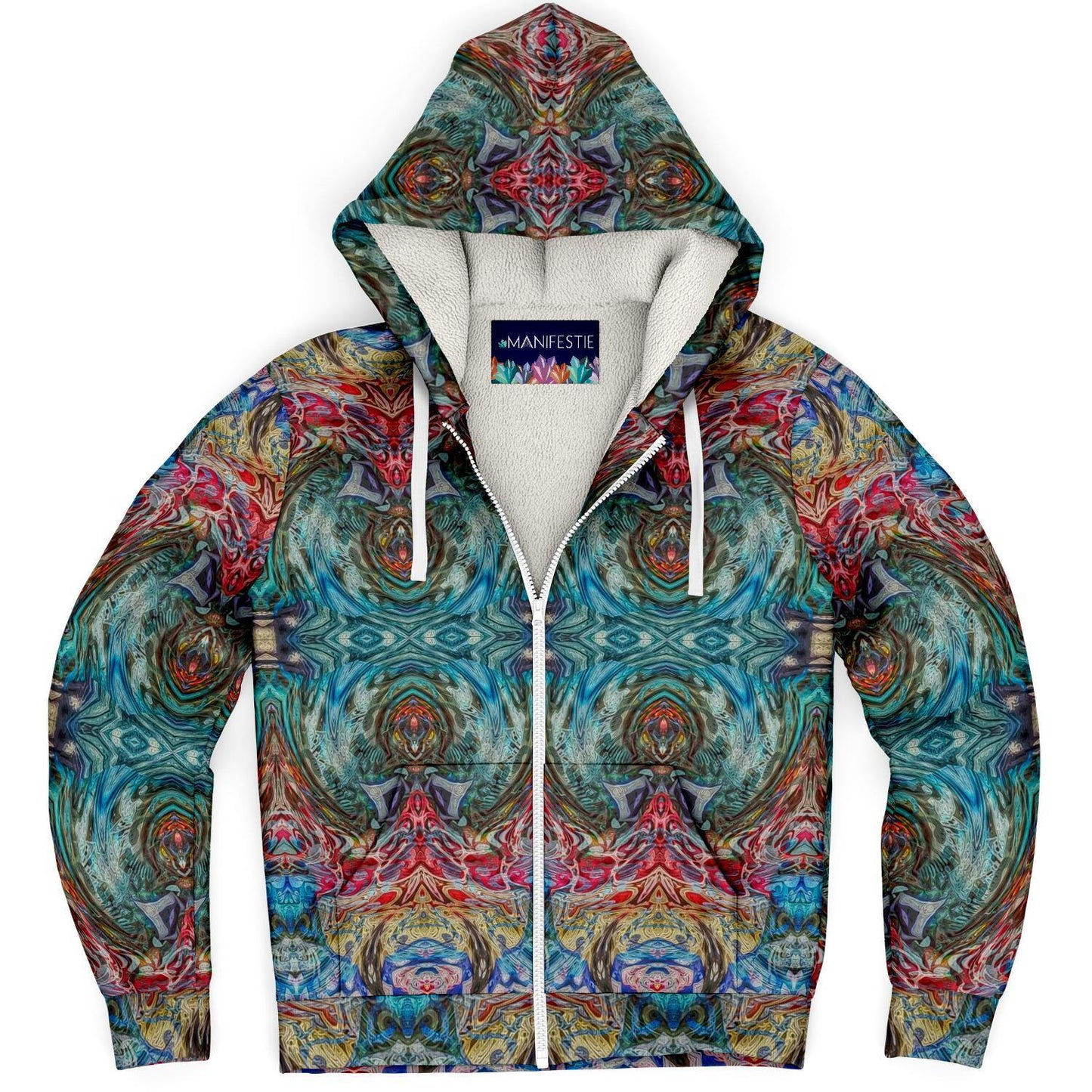 Sensory Input Premium Sherpa Lined Zip Hoodie