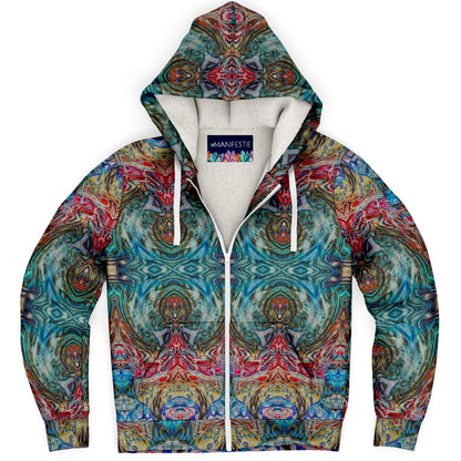 Sensory Input Premium Sherpa Lined Zip Hoodie