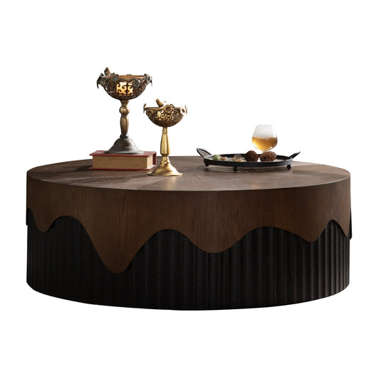 38.97' Round Coffee Table Handcrafted