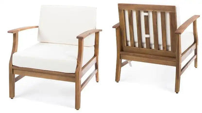 Perla Contemporary Club Chair with Water-Resistant Cushion