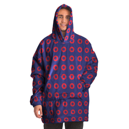 Phish Premium Sherpa Snug Hoodie | WEARABLE BLANKET | Fishman Donuts