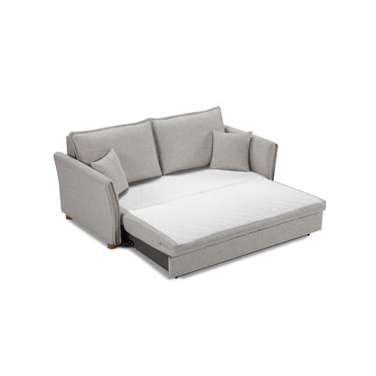 Oren Chenille Sleeper Sectional Sofa With Storage - Gray
