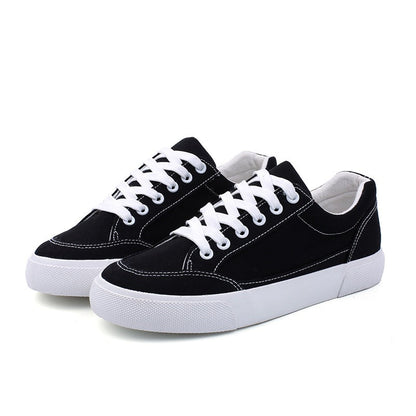 Star white shoes low shoes casual shoes help female Korean female students all-match cloth shoes