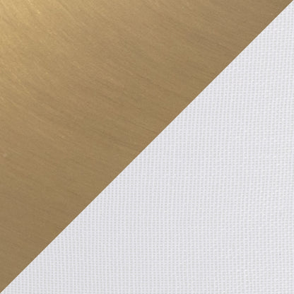 Bounty 62' Contemporary Metal Floor Lamp in Gold with White Linen Shade