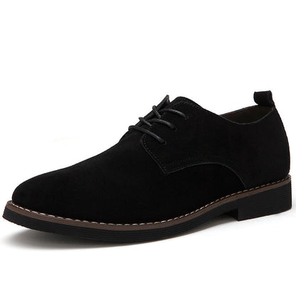 Low to help shallow mouth rubber low heel men's casual shoes