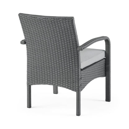 Cordoba KD Wicker 4 Piece Chat Set