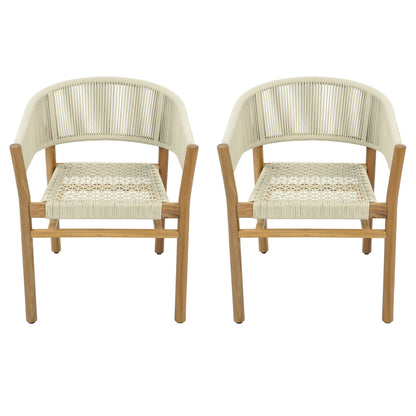 Outdoor Accent Chair Set - 2 Person Seating Group