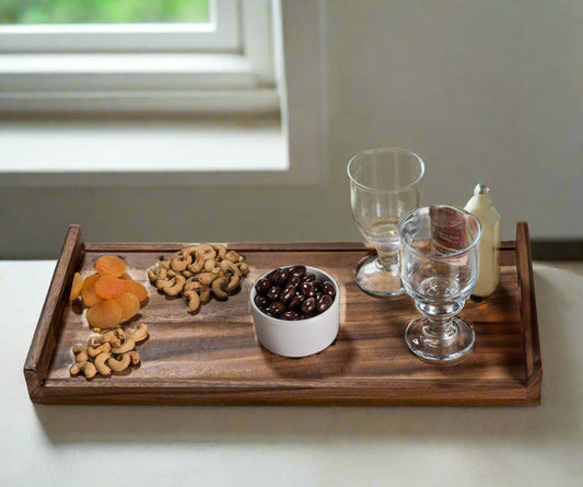 Long Serving Tray - Solid Bottom