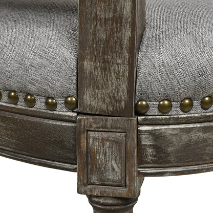 Triomphe Rattan Wicker High Back Armless Counter Bar Stool