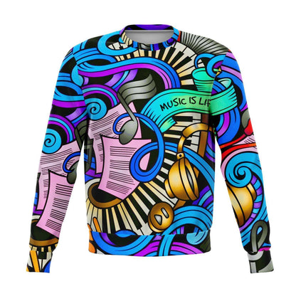 MUSIC IS LIFE unisex PREMIUM SWEATSHIRT
