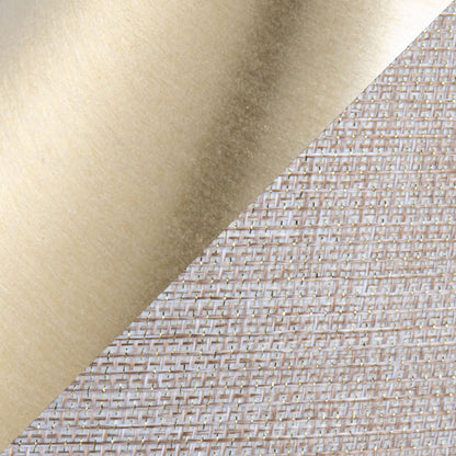 Lenuxe 24" Contemporary Metal Table Lamps in Gold with Linen Shades - Set of 2