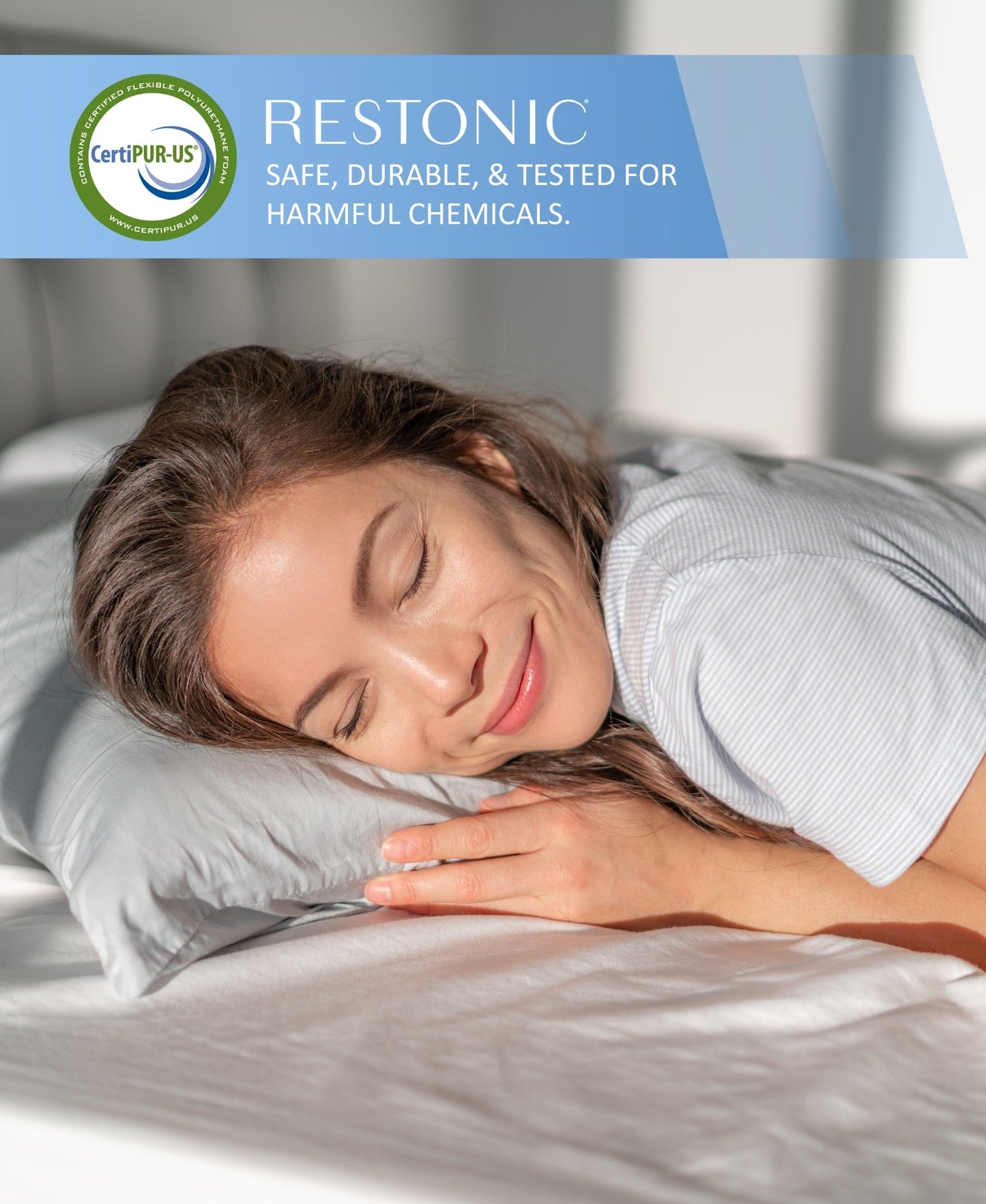 Restonic ComfortCare Hybrid Restful Nights Plush Twin Mattress