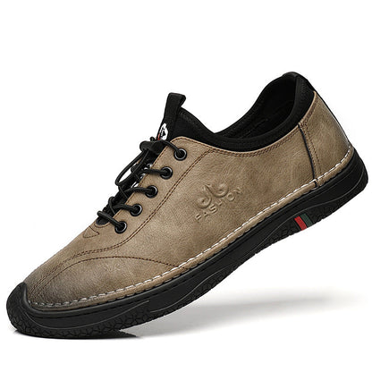 Men's Casual Shoes Men's Genuine Leather Autumn New Low-cut Cowhide Shoes